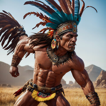 guerreros aztecas y mayas