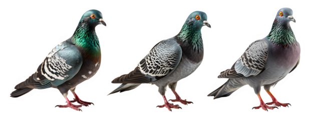 dove isolated on transparent background ,generative ai