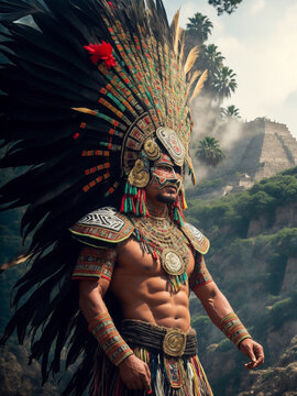guerreros aztecas y mayas