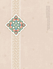 Vector korean traditional holidays background, korean patterns