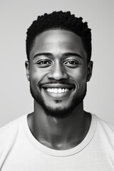 Fototapeta premium Man portrait studio (AI Generated) 