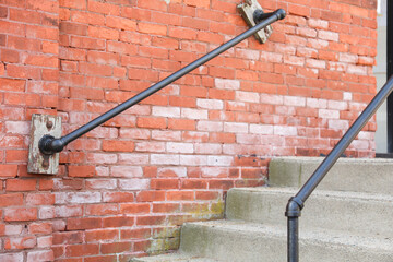 handrail signifies safety and support, guiding us through life's pathways with stability and reassurance