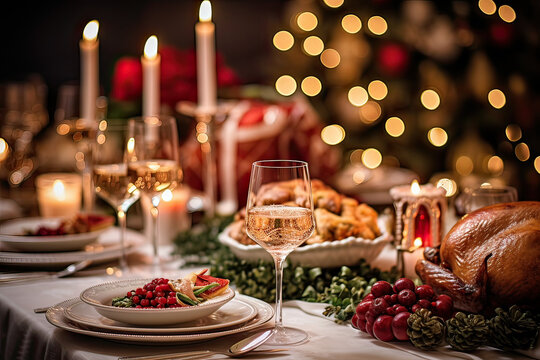 Christmas dinner (AI Generated) 