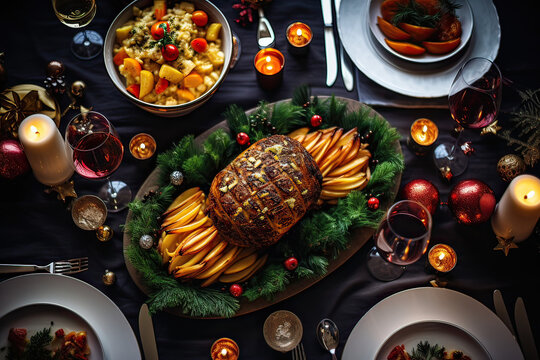 Christmas dinner (AI Generated) 