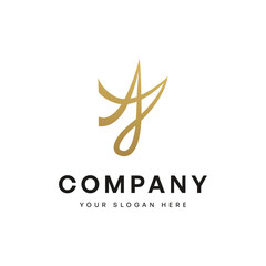 Letter A logo icon design template elements