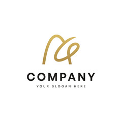 Letter A logo icon design template elements