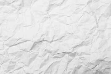 White Paper Texture background. Crumpled white paper abstract shape background with space paper recycle for text