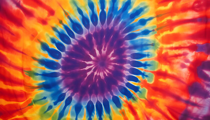 Fashionable Colorful Tie Dye Design