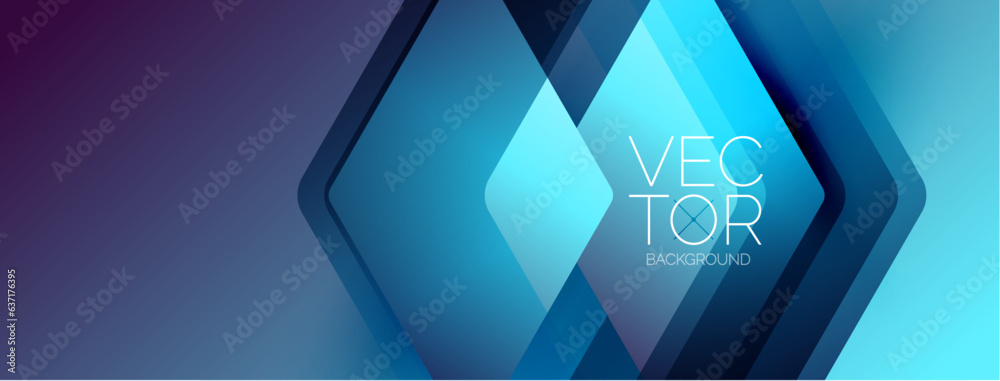 Fototapete Geometric background adorned with dynamic arrows and sleek lines, forming intricate web of movement and energy, captivating the eye with its mesmerizing patterns