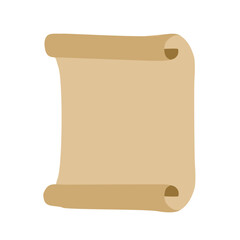 Written roll old paper