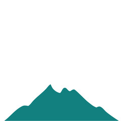 Mountain silhouette