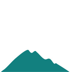 Mountain silhouette