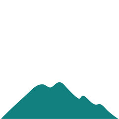 Mountain silhouette
