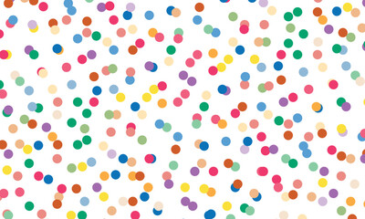 Random colorful Small polka dot seamless pattern background retro vintage vector design