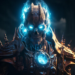 skull knight fantasy world