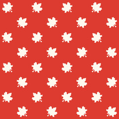 Autumn Maple Leaf Vector Seamless Pattern