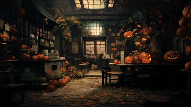 Unleash Halloween vibes with VTuber Lo-fi animation. Spooky beats & eerie visuals create an immersive, chilling experience