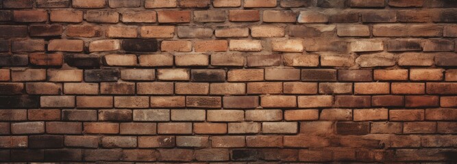 Discover the understated elegance of a simple brown brick wall background, presented in a refined artistic style