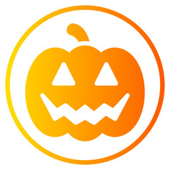 pumpkin gradient icon