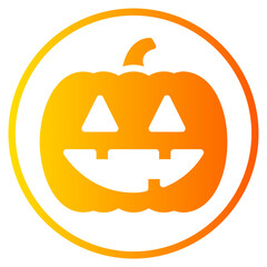 pumpkin gradient icon