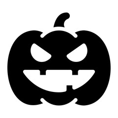 horror glyph icon