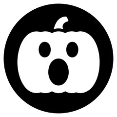 Fototapeta premium scary glyph icon