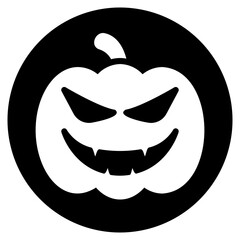 pumpkin glyph icon