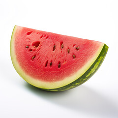 Watermelon isolated on black background