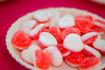 heart shaped gummy candies