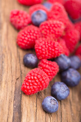 Macaroon on a wooden background
