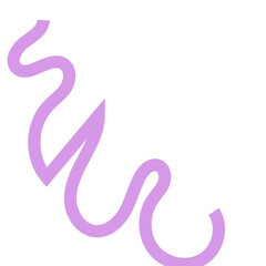Purple squiggly line 