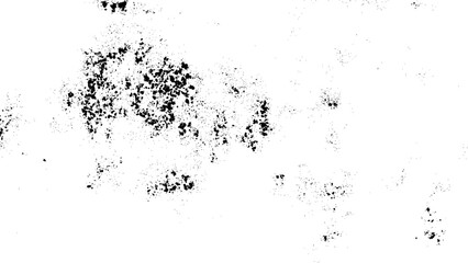 Black dust isolated on white background. Template for projects. Small particles fly and swirl.
