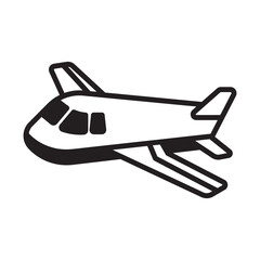 Plane Doodle Icon