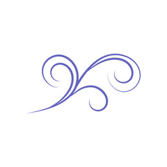 abstract blue background with swirls