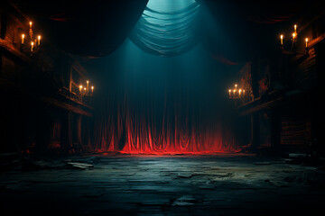 red and purple stage.