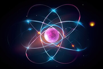 The atomic nucleus is the small, dense region consisting of protons and neutrons at the centre of an atom ,