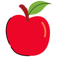 Autumn element object hand drawn style. Autumn season icon.