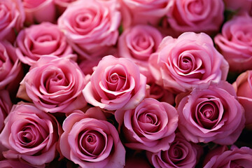 full frame pink rose background material