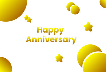 happy anniversary couple wishing e card design 