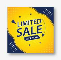 Social media poster-sale post-promotion sale