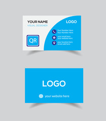 Business Card Layout and Vector illustration print template.