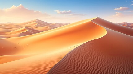 Fototapeta na wymiar fantastic dunes in the desert high angle aerial view