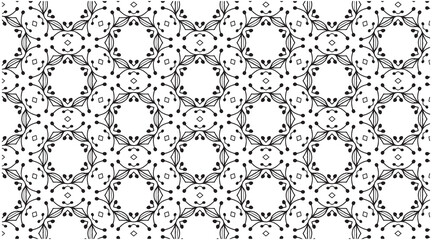 Seamless textile geometric decorative ornament flower pattern. Pattern for web, prints, textile, furniture, cloth, digital, seamless pattern, fabric, mandala, ornament, floral, tattoo, wallpaper, etc.