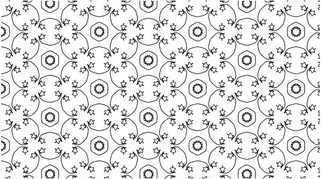 Seamless textile geometric decorative ornament flower pattern. Pattern for web, prints, textile, furniture, cloth, digital, seamless pattern, fabric, mandala, ornament, floral, tattoo, wallpaper, etc.