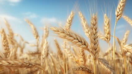 wheat on field ready to harvest