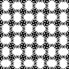 White background with black pattern. Seamless texture for fashion, textile design,  on wall paper, wrapping paper, fabrics and home decor. Simple repeat pattern.