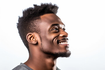 Obraz premium a man with a beard and a smile on his face