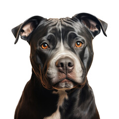 Naklejka premium transparent background Staffordshire Bull Terrier