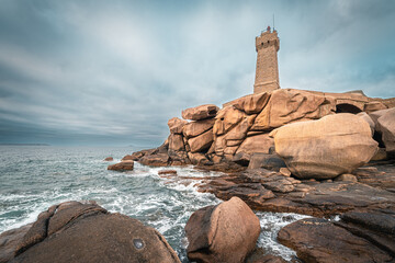 lighthouse on the rocks ploumanach