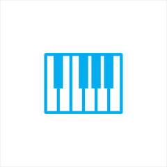piano icon vector illustration symbol